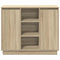 vidaXL Sideboard with LED Sonoma Oak 90x32x75 cm Engineered Wood