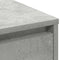 vidaXL Sideboard with LED Concrete Grey 90x32x75 cm Engineered Wood