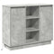 vidaXL Sideboard with LED Concrete Grey 90x32x75 cm Engineered Wood