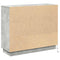 vidaXL Sideboard with LED Concrete Grey 90x32x75 cm Engineered Wood