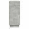 vidaXL Sideboard with LED Concrete Grey 90x32x75 cm Engineered Wood