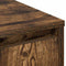 vidaXL Sideboard with LED Smoked Oak 90x32x75 cm Engineered Wood