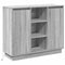 vidaXL Sideboard with LED Grey Sonoma 90x32x75 cm Engineered Wood