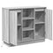 vidaXL Sideboard with LED Grey Sonoma 90x32x75 cm Engineered Wood