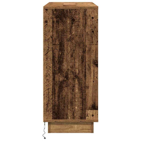 vidaXL Sideboard with Shelf Old Wood 90 x 32 x 75 cm Engineered wood