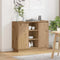 vidaXL Sideboard with LED Artisan Oak 90x32x75 cm Engineered Wood