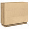 vidaXL Sideboard with LED Artisan Oak 90x32x75 cm Engineered Wood