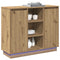 vidaXL Sideboard with LED Artisan Oak 90x32x75 cm Engineered Wood