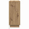 vidaXL Sideboard with LED Artisan Oak 90x32x75 cm Engineered Wood