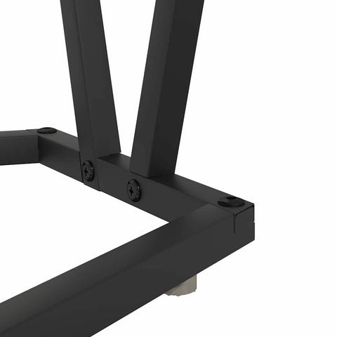 vidaXL Black Oak Coffee Table 80x40x40.5 cm - Engineered Wood & Metal