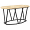 vidaXL Coffee Table in Sonoma Oak - 80x40x40.5 cm - Made of Engineered Wood and Metal