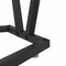 vidaXL Coffee Table in Smoked Oak - 80x40x40.5 cm, Made from Engineered Wood and Metal