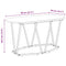 vidaXL Coffee Table in Smoked Oak - 80x40x40.5 cm, Made from Engineered Wood and Metal