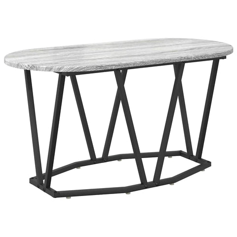 vidaXL Grey Sonoma Coffee Table - 80x40x40.5 cm, Made from Engineered Wood and Metal