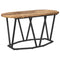 vidaXL Coffee Table Old Wood 80x40x40.5 cm Engineered Wood and Metal