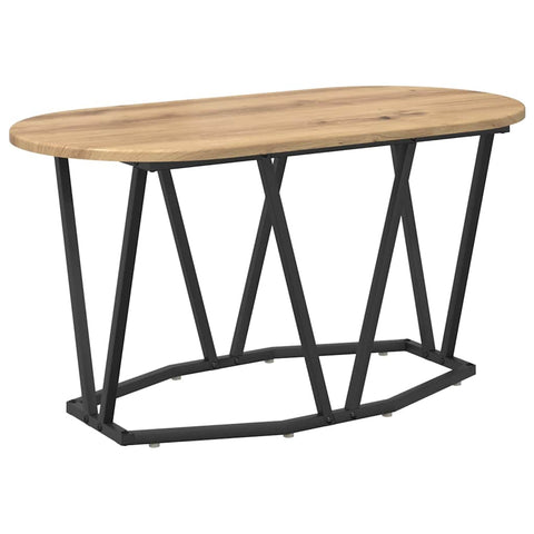 vidaXL Coffee Table Artisan Oak 80x40x40.5 cm Made of Engineered Wood and Metal
