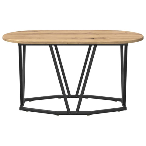 vidaXL Coffee Table Artisan Oak 80x40x40.5 cm Made of Engineered Wood and Metal