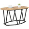 vidaXL Coffee Table Artisan Oak 80x40x40.5 cm Made of Engineered Wood and Metal