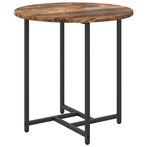 vidaXL Side Table Set of 2 - Smoked Oak & Metal
