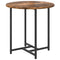 vidaXL Side Table Set of 2 - Smoked Oak & Metal