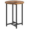 vidaXL Side Table Set of 2 - Smoked Oak & Metal