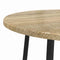 vidaXL Side Table Set - 2 Pieces in Sonoma Oak with Metal