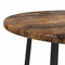 vidaXL Side Table 2 pcs Smoked Oak Engineered Wood and Metal