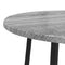 vidaXL End Tables Grey Sonoma Particle board, Metal Storage End Table