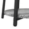 vidaXL End Tables Grey Sonoma Particle board, Metal Storage End Table