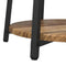 vidaXL Side Table 2 Pack Old Wood Engineered Wood and Metal