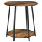 vidaXL Side Table 2 Pack Old Wood Engineered Wood and Metal