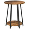 vidaXL Side Table 2 Pack Old Wood Engineered Wood and Metal