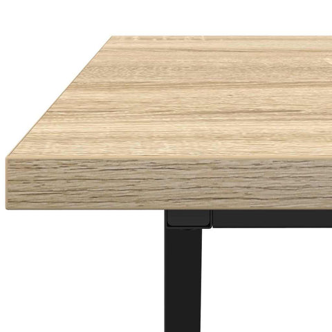 vidaXL Coffee Table Sonoma Oak 100x50x40 cm Made of Engineered Wood and Metal