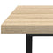 vidaXL Coffee Table Sonoma Oak 100x50x40 cm Made of Engineered Wood and Metal