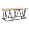vidaXL Coffee Table Sonoma Oak 100x50x40 cm Made of Engineered Wood and Metal