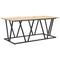 vidaXL Coffee Table Sonoma Oak 100x50x40 cm Made of Engineered Wood and Metal