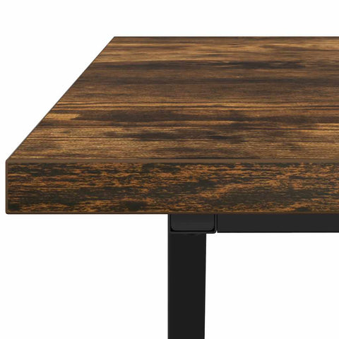vidaXL Coffee Table - Smoked Oak - 100x50x40 cm - Engineered Wood and Metal