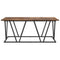 vidaXL Coffee Table - Smoked Oak - 100x50x40 cm - Engineered Wood and Metal