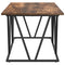 vidaXL Coffee Table - Smoked Oak - 100x50x40 cm - Engineered Wood and Metal