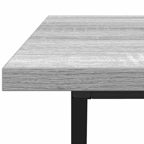 vidaXL Grey Sonoma Coffee Table 100x50x40 cm Made of Engineered Wood and Metal