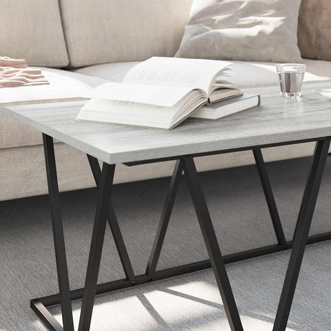 vidaXL Coffee Table Grey sonoma 100 x 50 x 40 cm