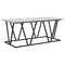 vidaXL Grey Sonoma Coffee Table 100x50x40 cm Made of Engineered Wood and Metal