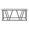 vidaXL Grey Sonoma Coffee Table 100x50x40 cm Made of Engineered Wood and Metal