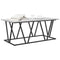 vidaXL Grey Sonoma Coffee Table 100x50x40 cm Made of Engineered Wood and Metal