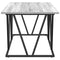 vidaXL Grey Sonoma Coffee Table 100x50x40 cm Made of Engineered Wood and Metal