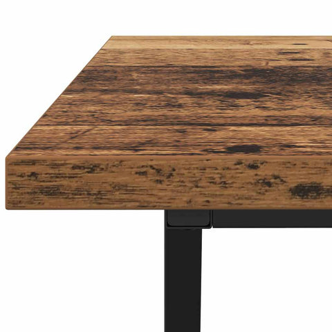 vidaXL Coffee Table Old Wood 100x50x40 cm Engineered Wood and Metal