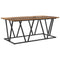 vidaXL Coffee Table Old Wood 100x50x40 cm Engineered Wood and Metal