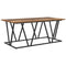vidaXL Coffee Table Old Wood 100x50x40 cm Engineered Wood and Metal