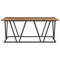 vidaXL Coffee Table Old Wood 100x50x40 cm Engineered Wood and Metal