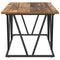 vidaXL Coffee Table Old Wood 100x50x40 cm Engineered Wood and Metal